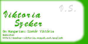 viktoria szeker business card